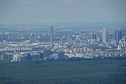 Luftansicht Frankfurt